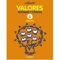 LIBRO VALORES 6º EP CON RAZON VALORES SOCIALES Y C